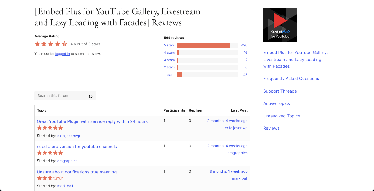 Embed Plus reviews