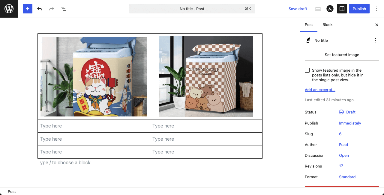 Add another image next to the first image