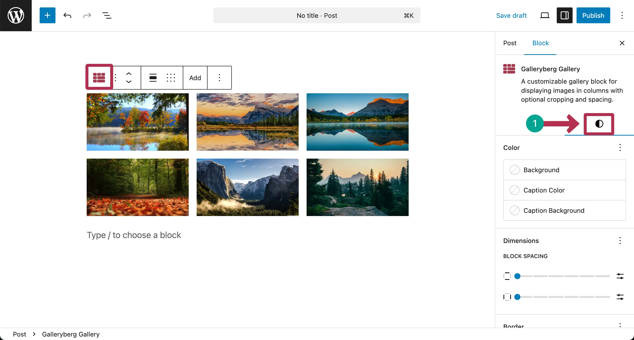 Customize Overlay Color on Image Gallery